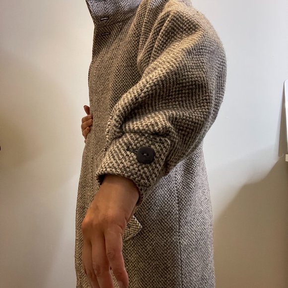 Gorgeous Cocoon Style Wool Coat from Romania -6/8- - Picture 4 of 15